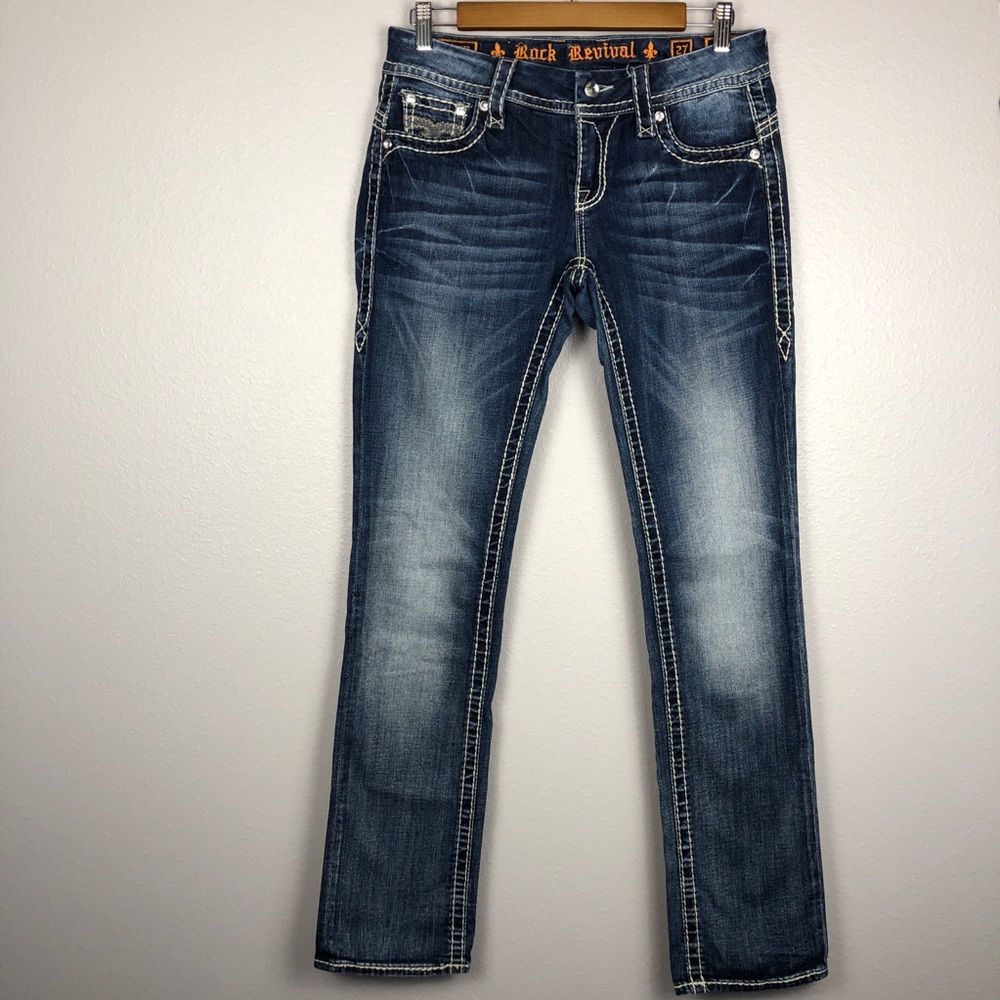 Rock Revival Bluebell Easy Straight - Size 27